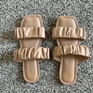 Tan sandals